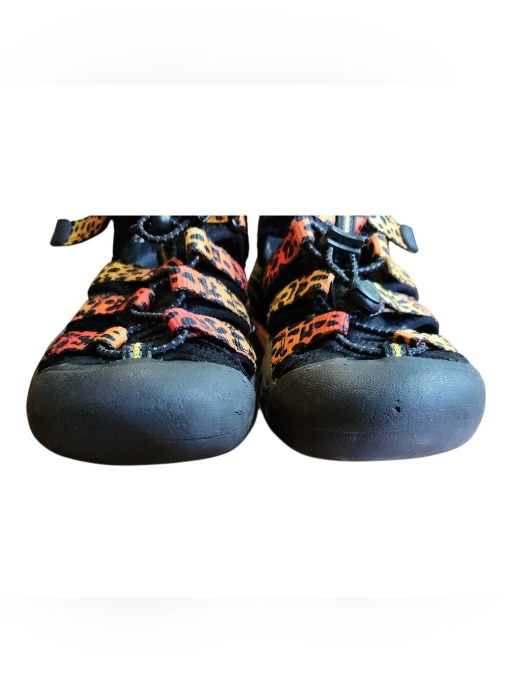KEEN Kids Newport H2 Rainbow Cheetah Hiking/Water Sandals; Size 1 Outdoor - Picture 5 of 8